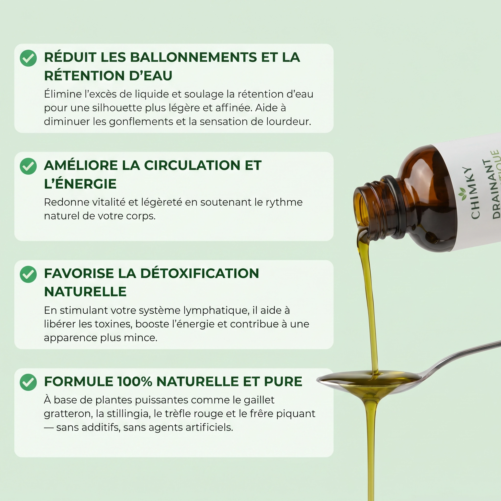 Draineur Lymphatique en Gouttes